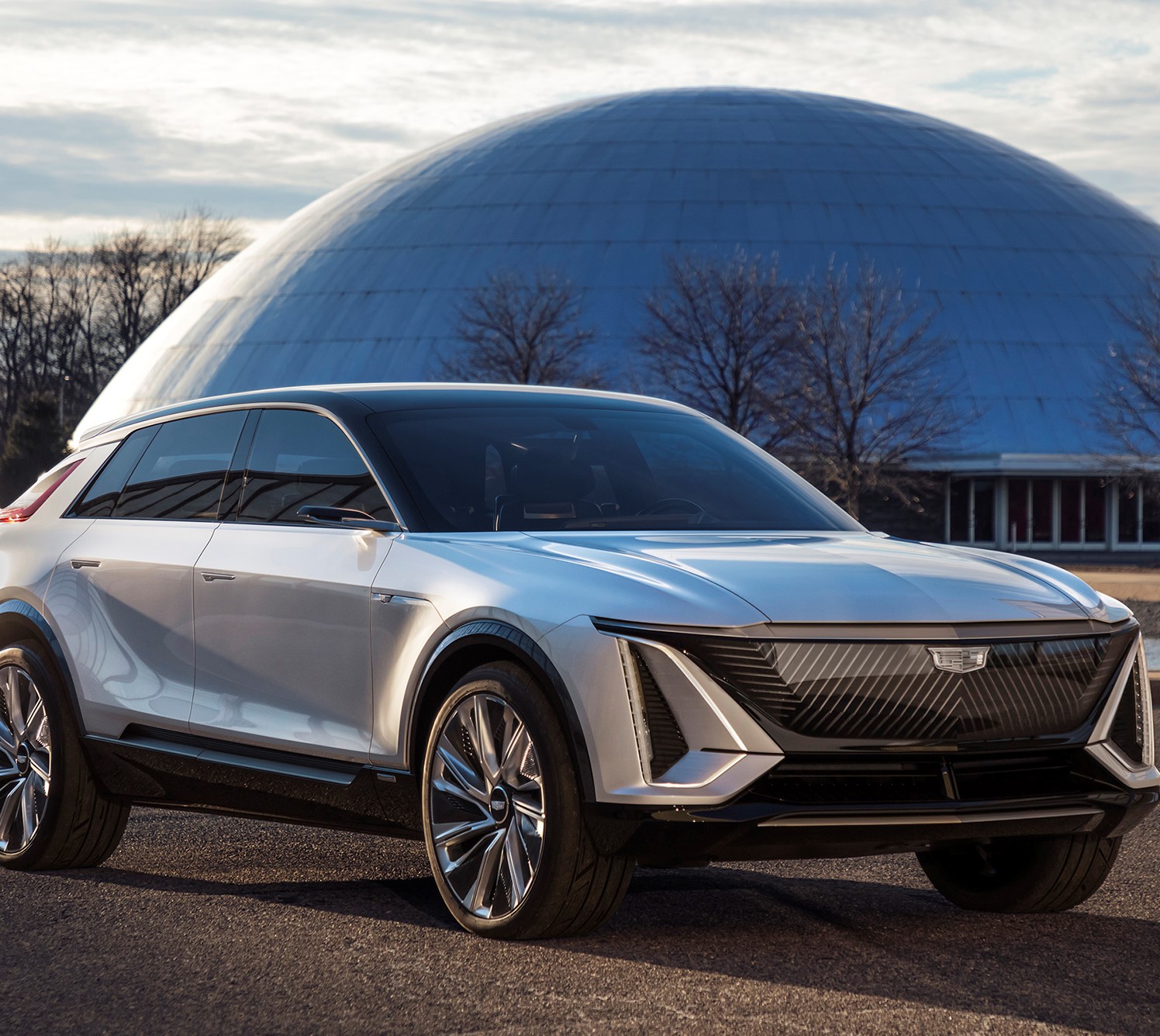 cadillac says new electric suv has features to take on tesla